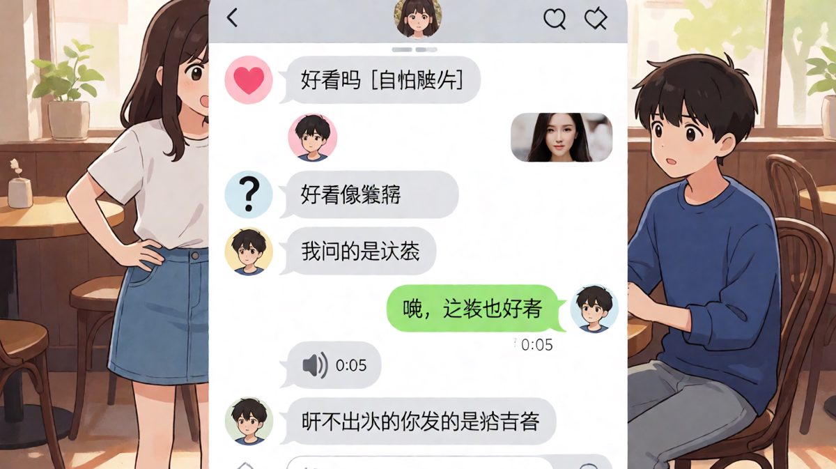 夸别的女生还顺手踩了女生一脚