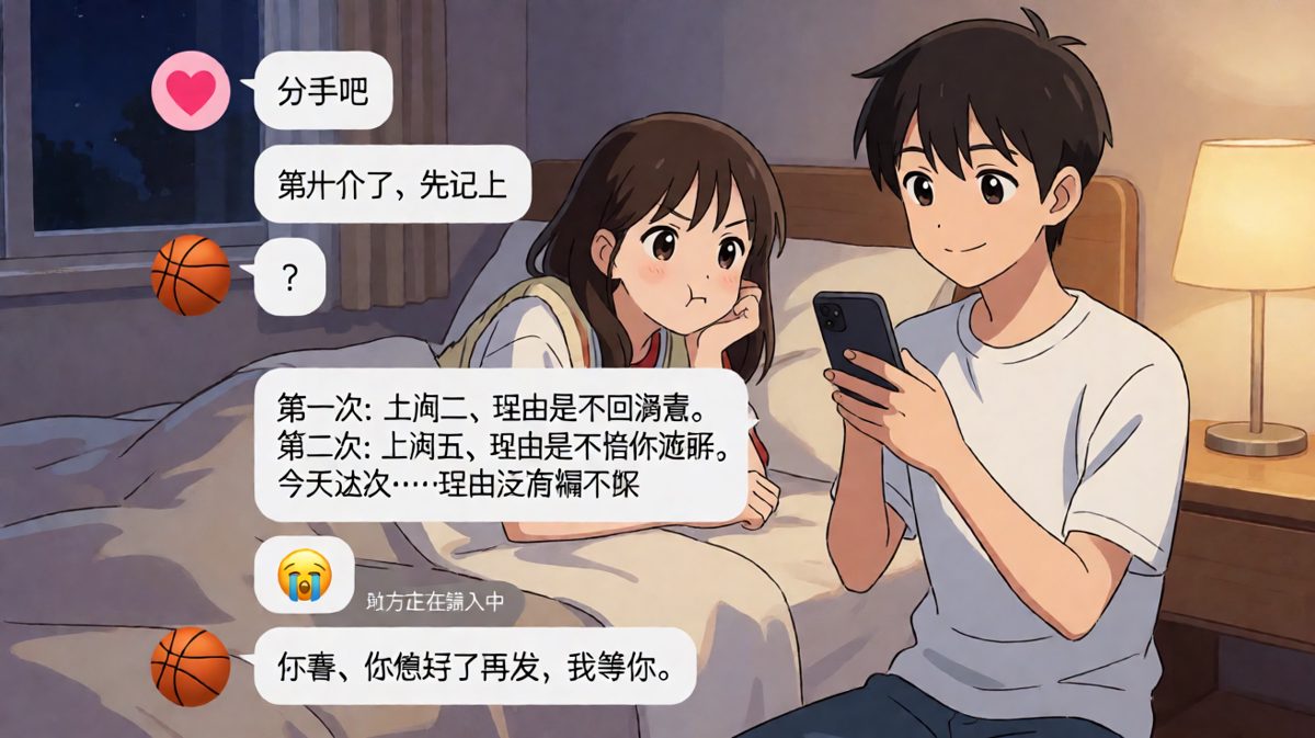 分手计数器启动，女生被反向拿捏
