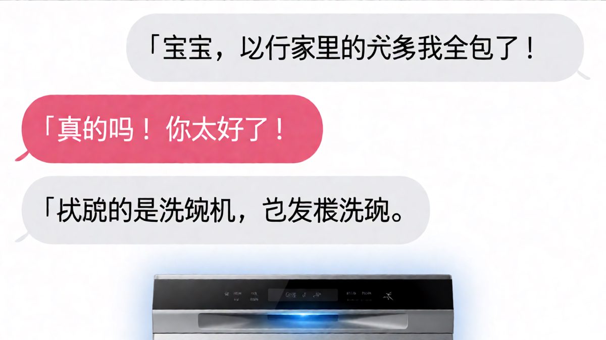 承包家务？结果承包的是洗碗机