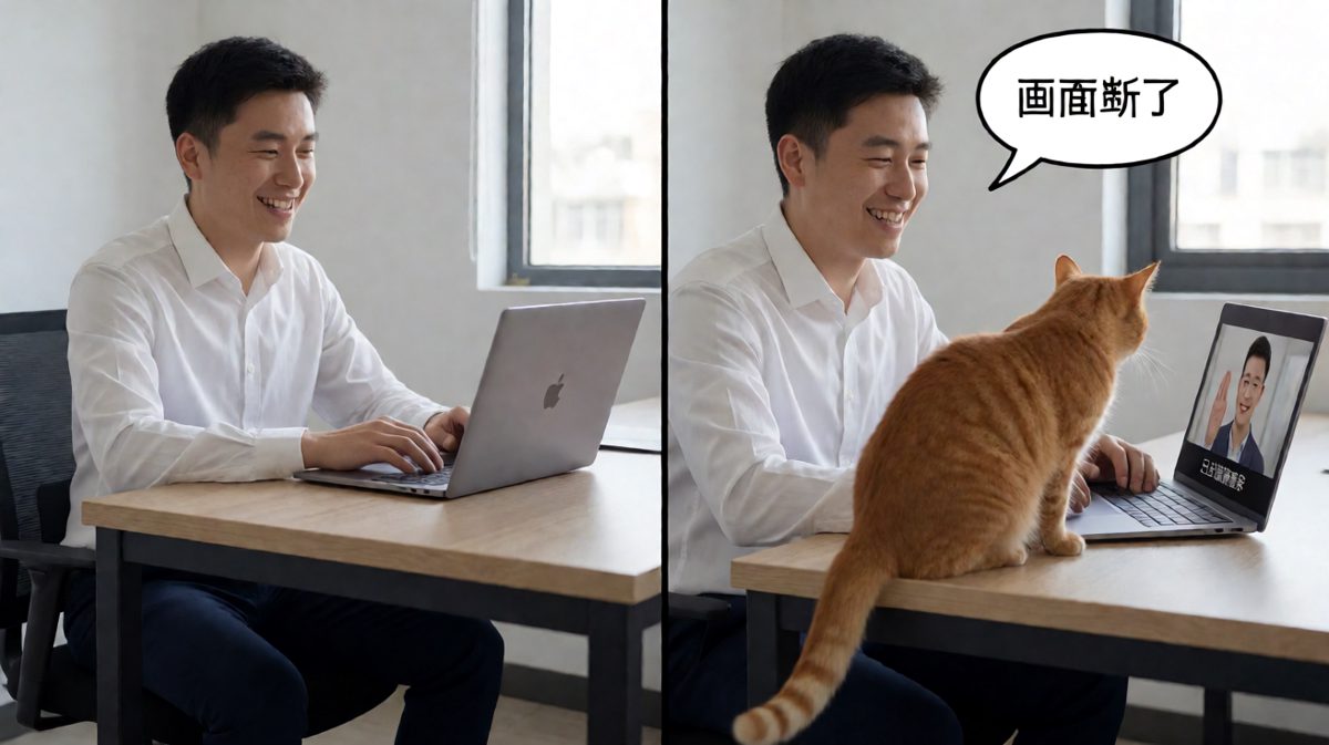 猫：这键盘我坐了，你随意
