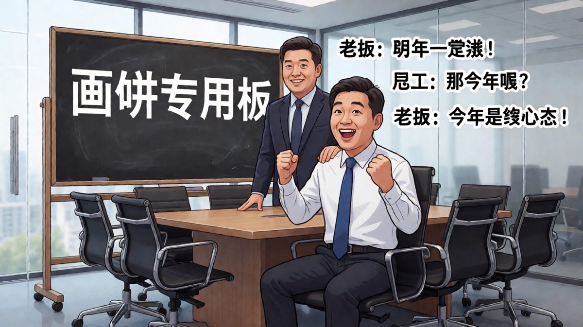 老板承诺明年升职加薪，结果今年是在练心态