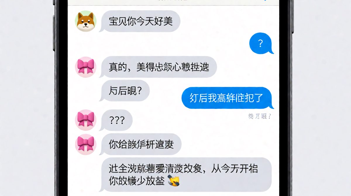 夸人夸到高血压的反转