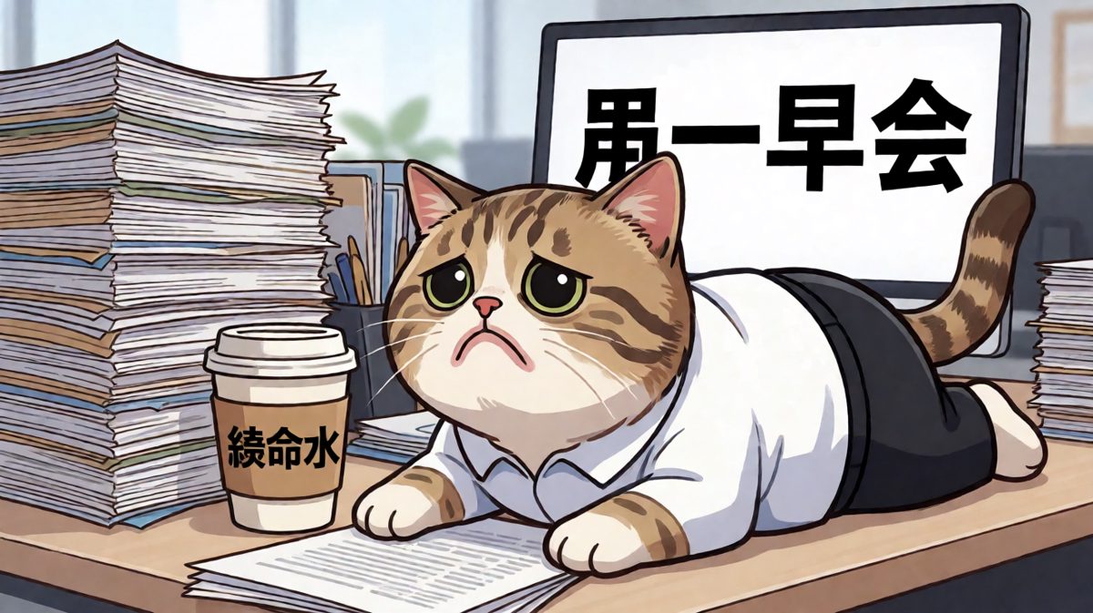 周一早晨的打工人，灵魂已出窍