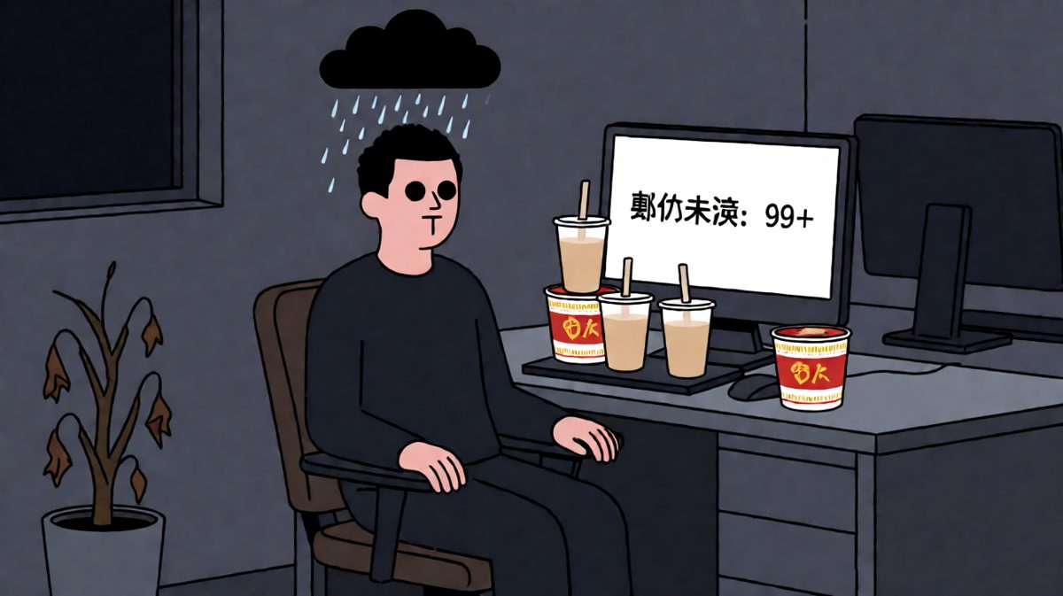 周一早会前的精神状态