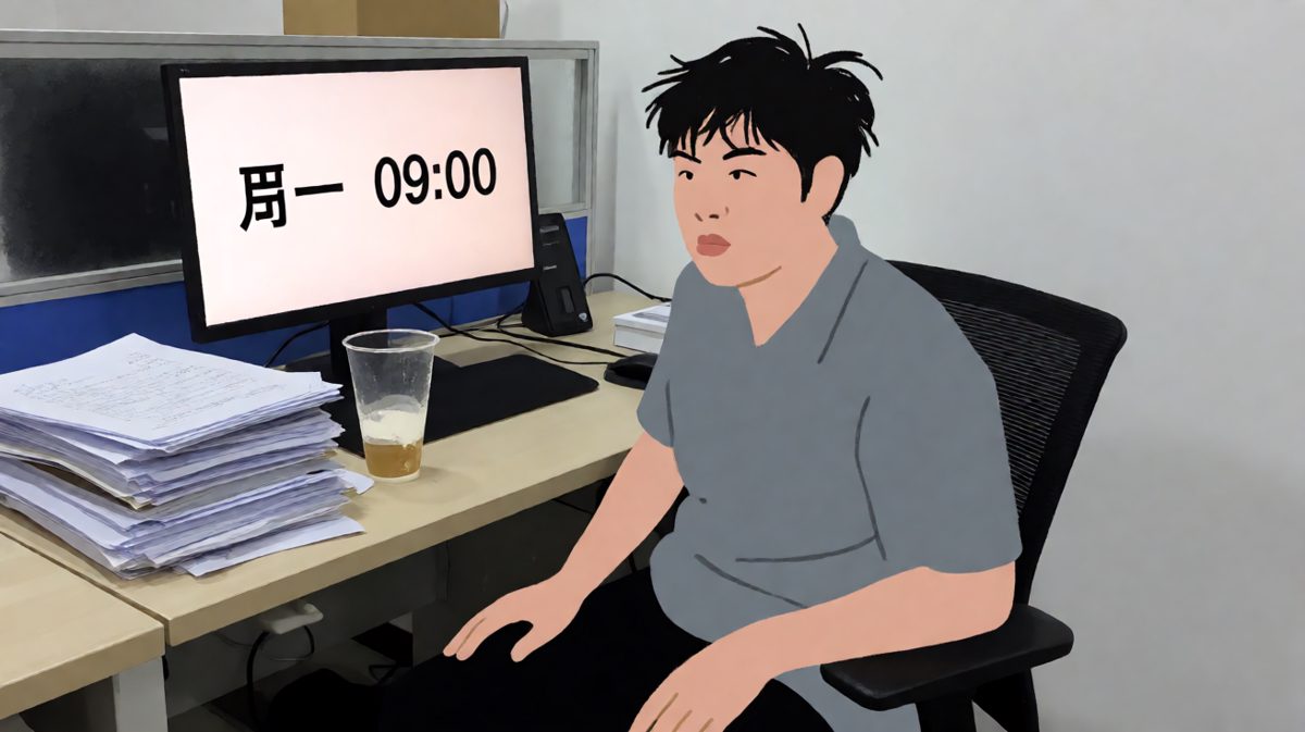 周一早上的我：肉体到岗，灵魂离线