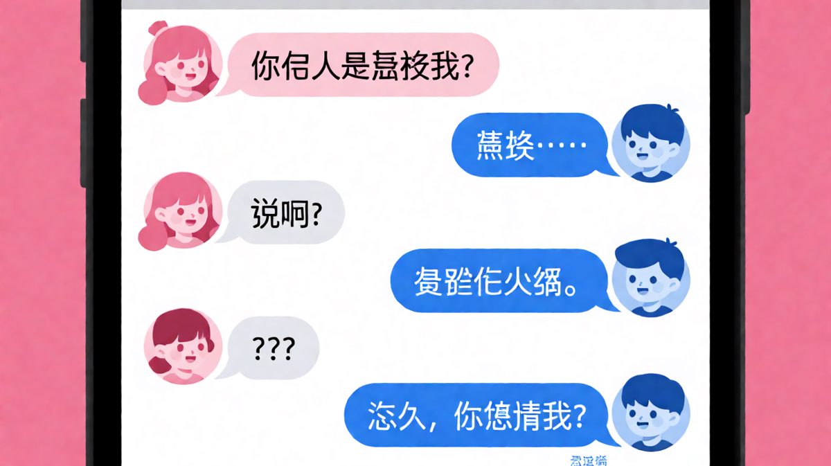 男生把表白成功解读成想吃火锅