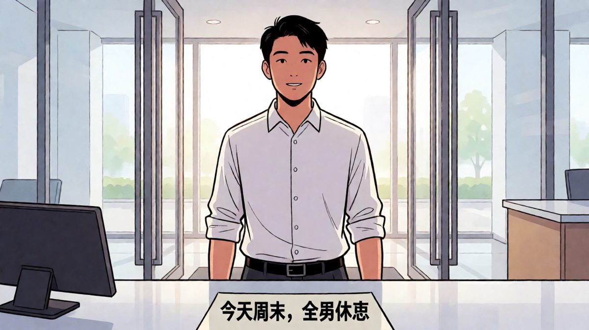 周一？不，今天周末……