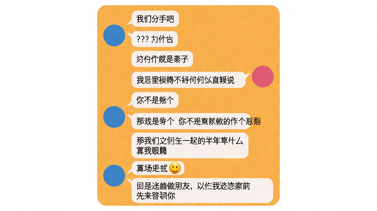 分手了还要被当成恋爱顾问，这班非上不可吗