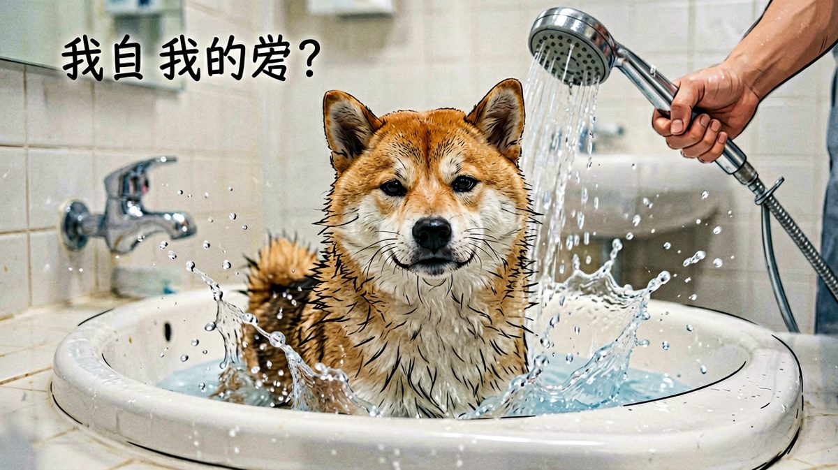 狗生最大的背叛，来自人类的花洒