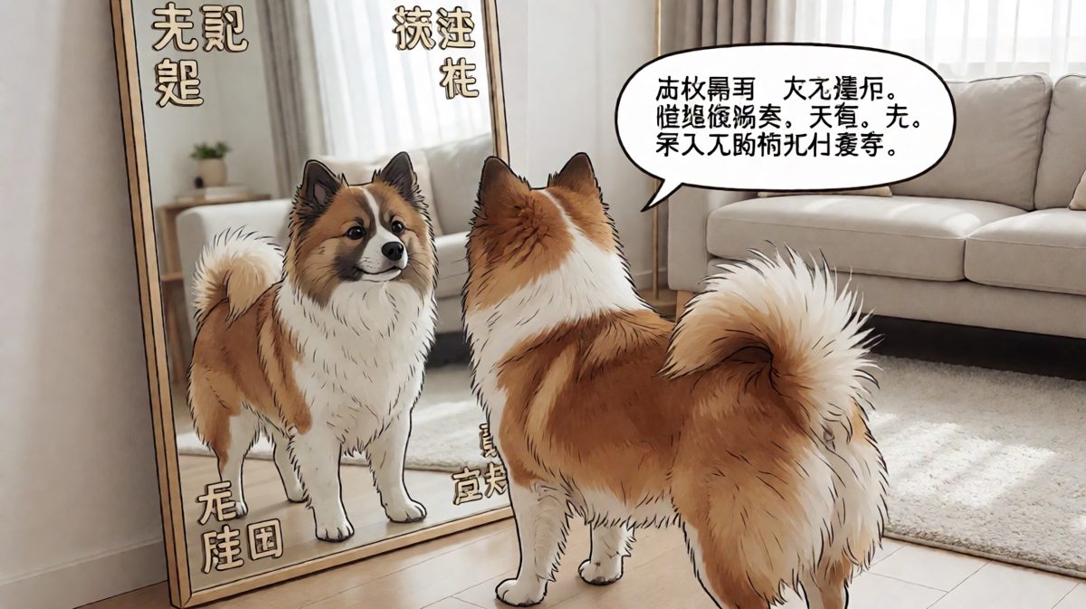 柴犬：嗷嗷嗷！我好凶啊……咦镜子怎么碎了？