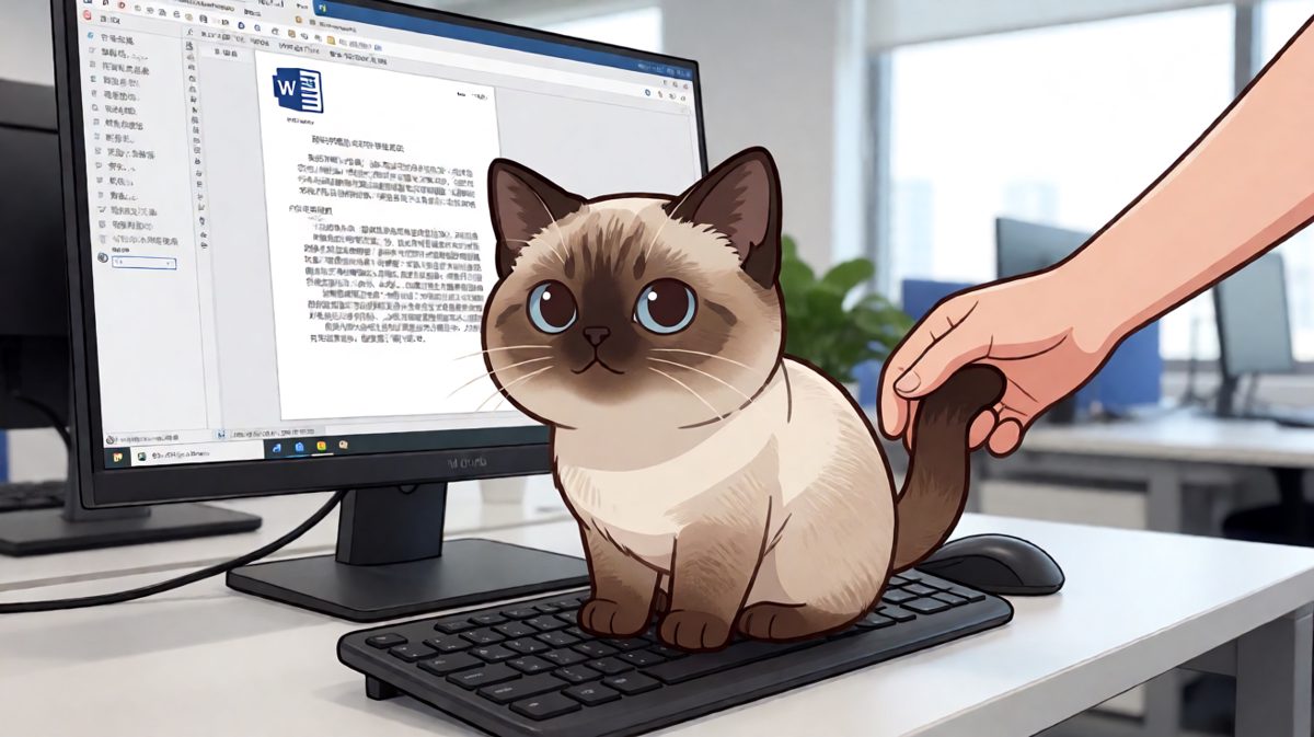 暹罗猫：这份文件没有我的同意不准保存！