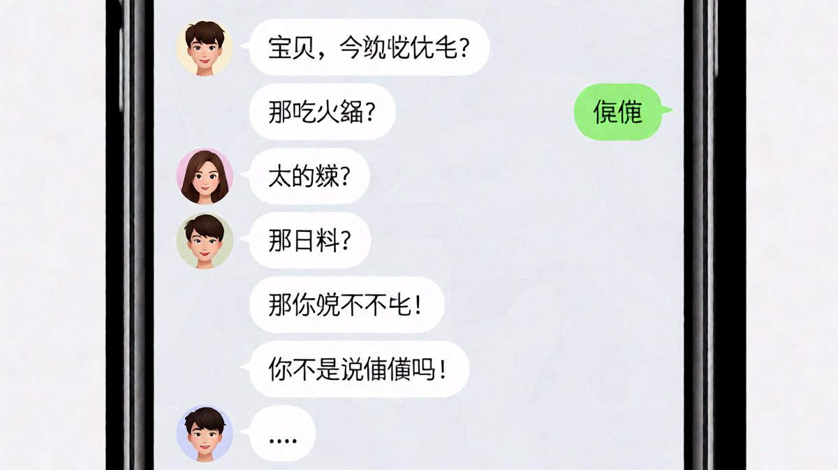 「随便」是情侣聊天最高难度的命题作文