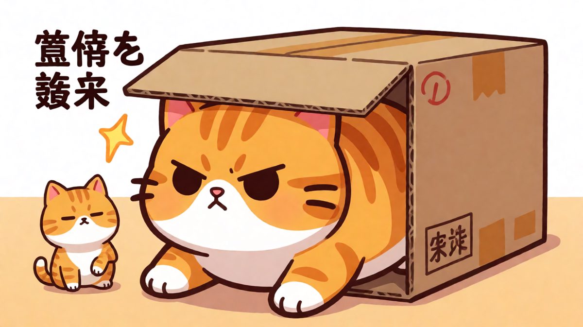 猫咪：只要我够努力，小盒子也能装下我庞大的灵魂