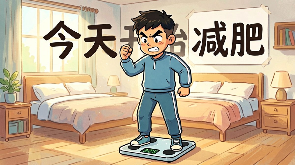 立下flag：从今天起，我要瘦成一道闪电！