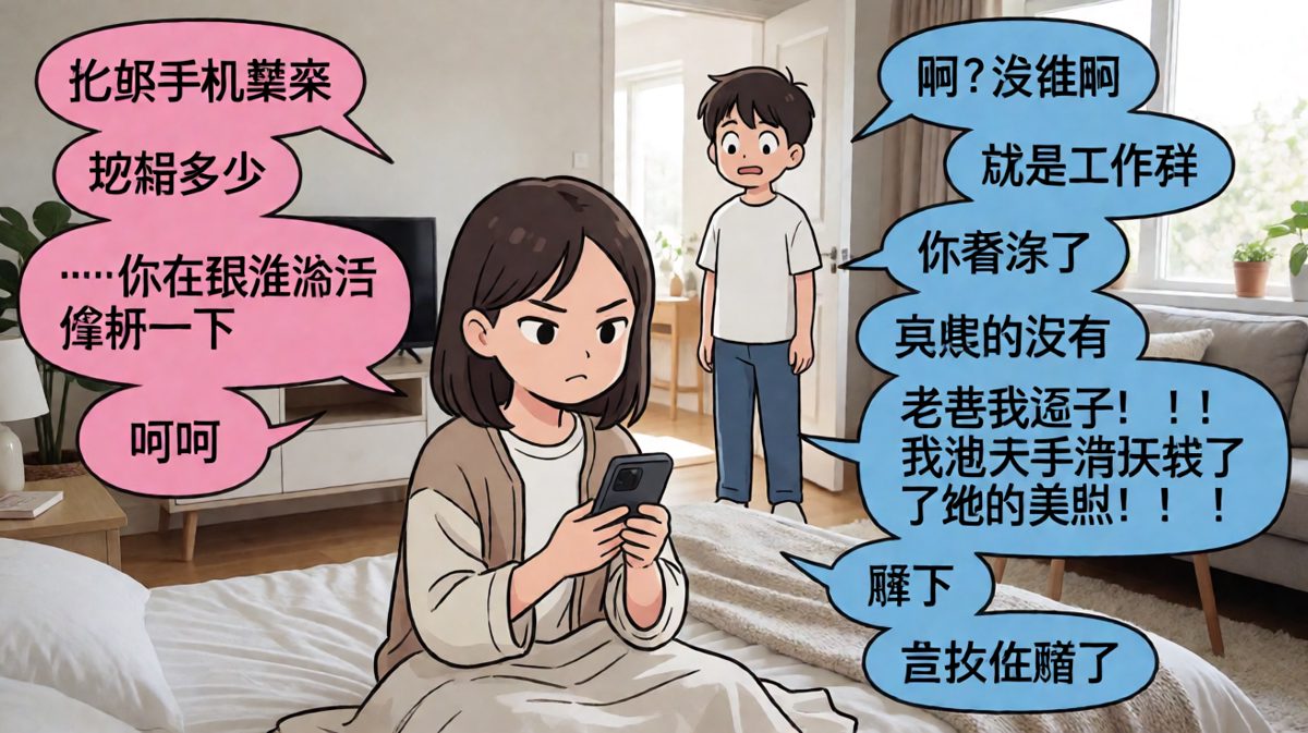 查手机查到点赞黑历史，男友光速下跪求生
