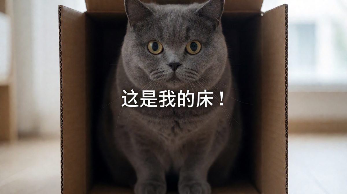 猫咪钻进小盒子卡住出不来