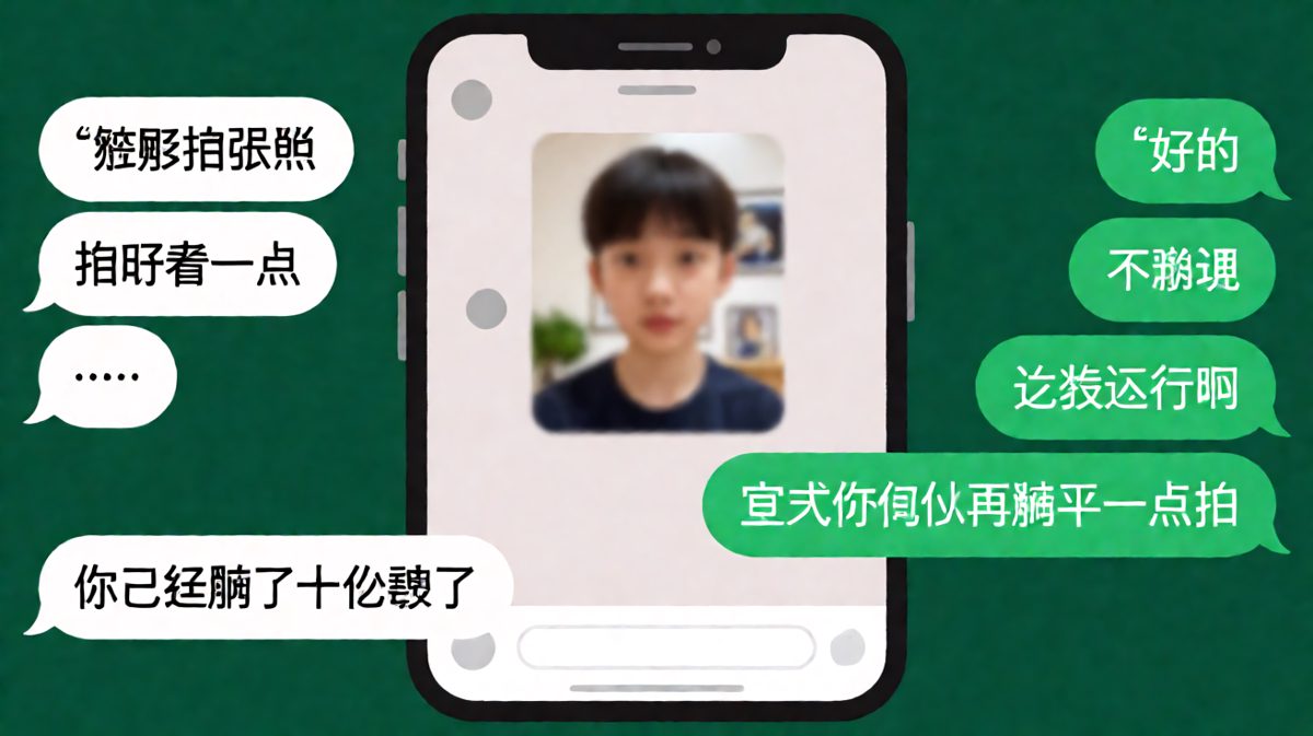 让男生拍照的过程比拍照本身更搞笑。