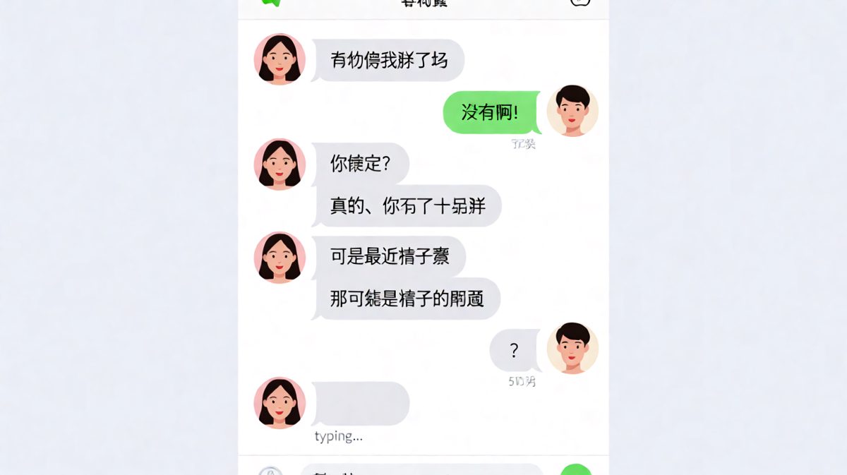 经典的'我胖了'陷阱，五分钟的输入中足以让人崩溃