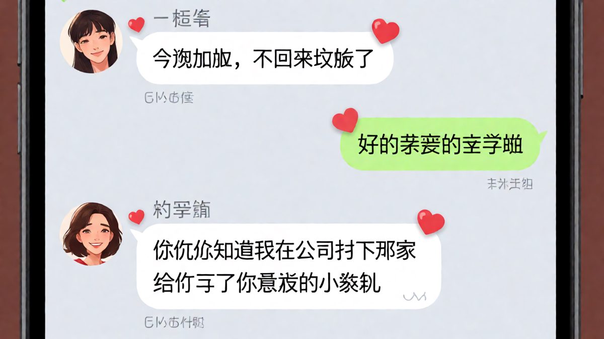 加班惊喜：女朋友的暗中关怀