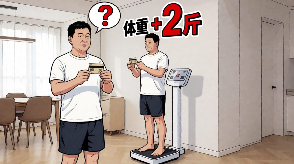 年底一上秤，人傻了——钱花了，人胖了。