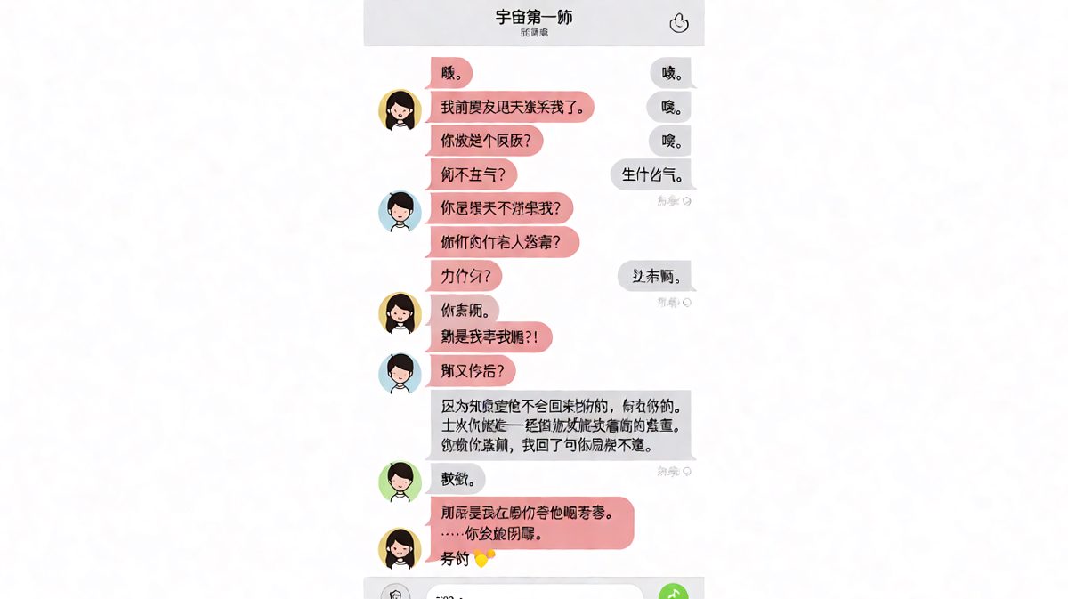 前任话题的终极反转：原来我一直在帮他说好话。