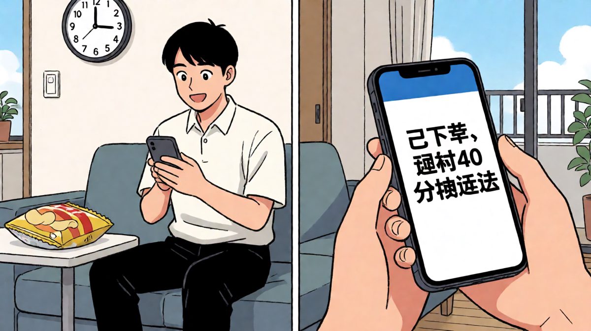 满怀信心地点了最爱的红烧肉外卖，坐等开饭！
