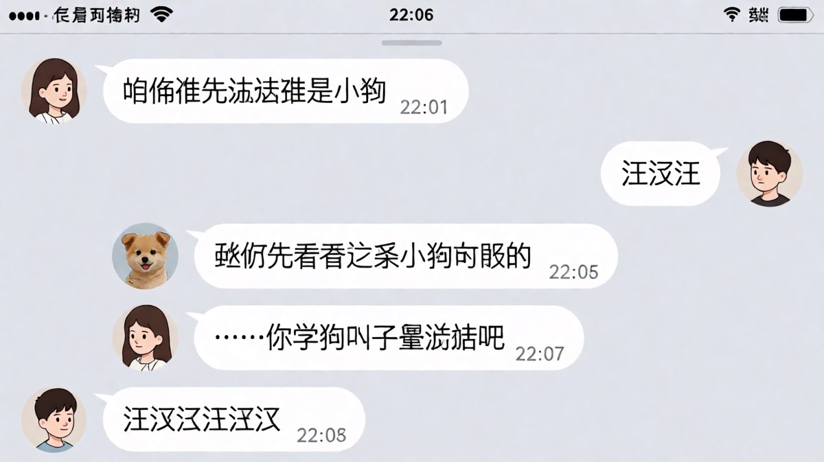 谁先说话谁小狗，结果学狗叫也算说话