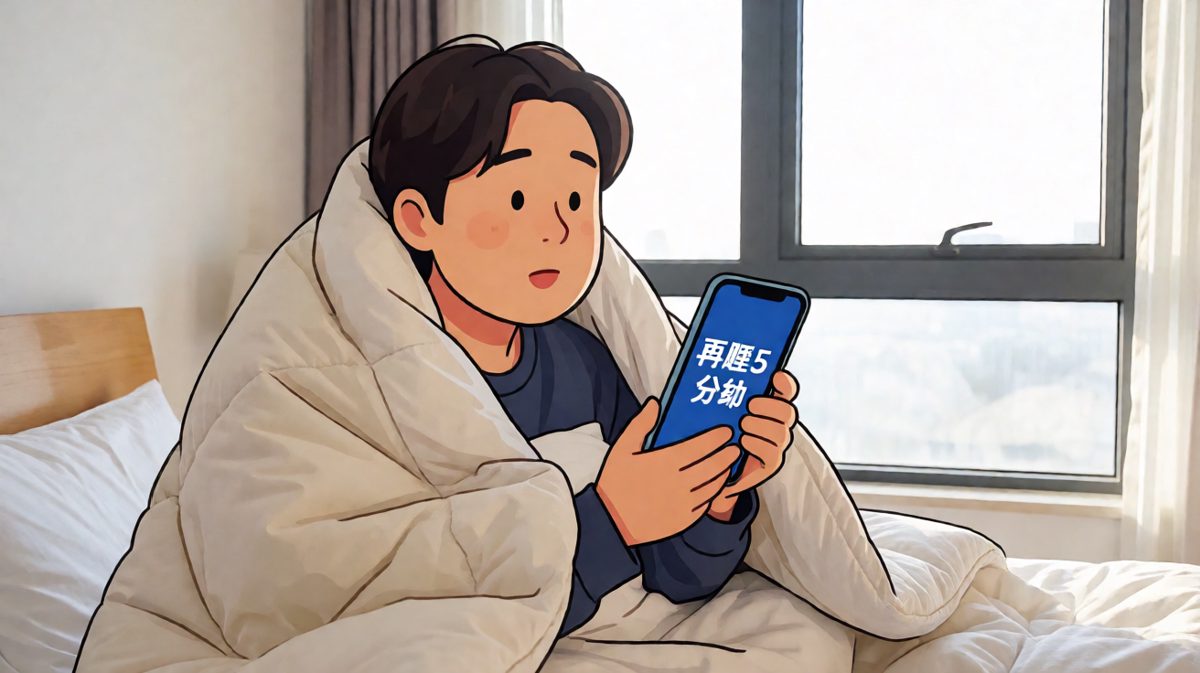 再睡五分钟——这是世界上最大的谎言