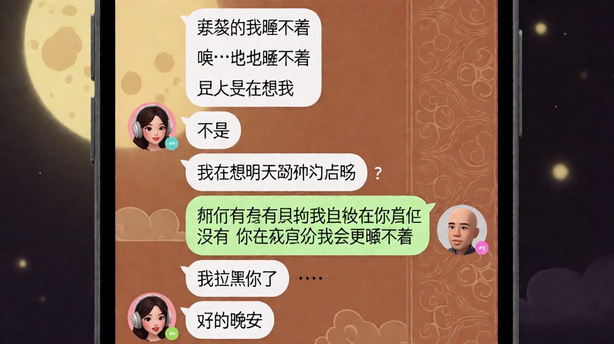 【深夜情话翻车现场】女生要浪漫，男生给现实