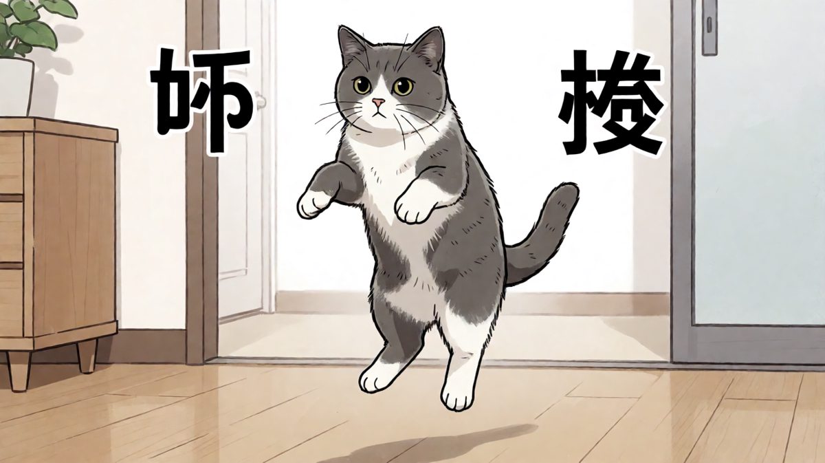 喵：哪来的绿色怪物！