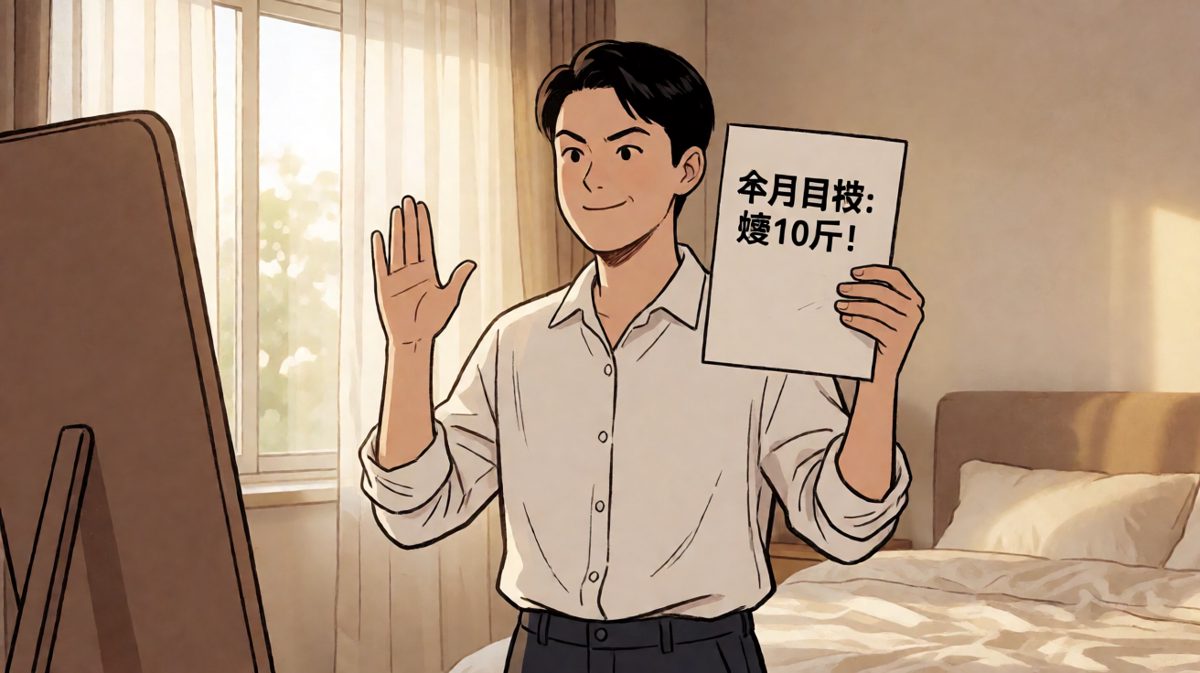 立下flag：本月瘦十斤！