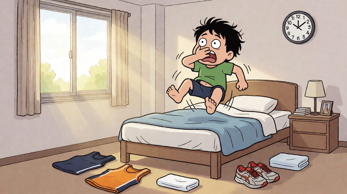 惊醒一看，已经睡过头到下午！