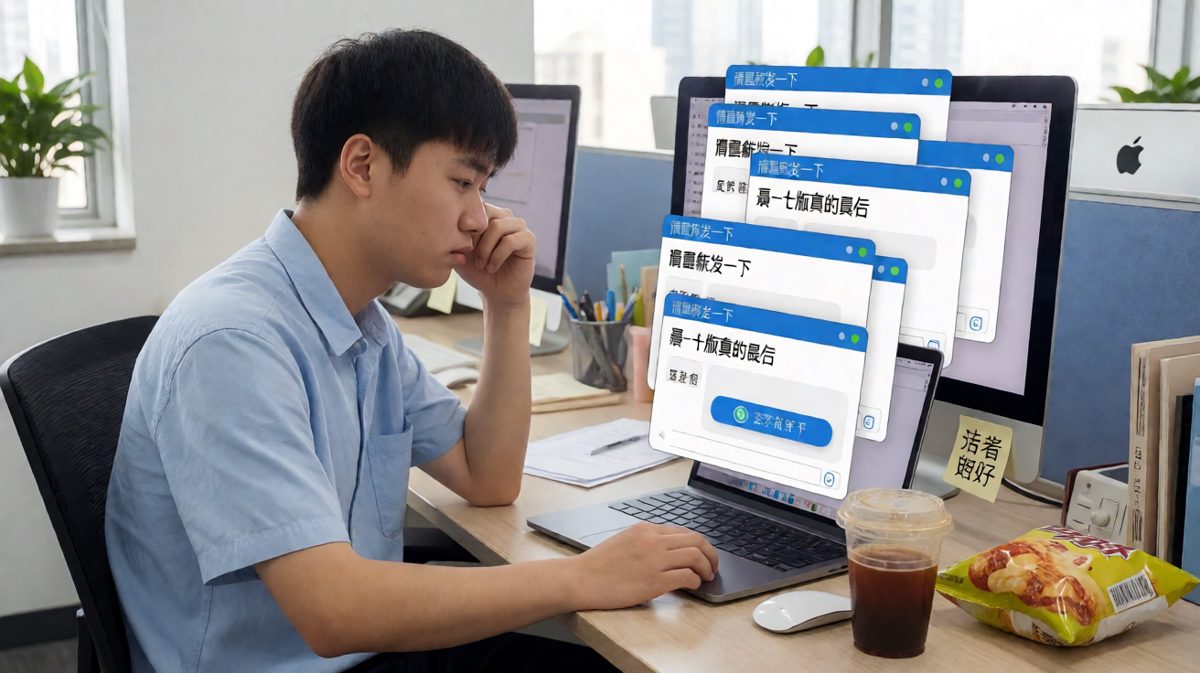 电脑屏幕上的每一个弹窗，都是对灵魂的反复拷问。