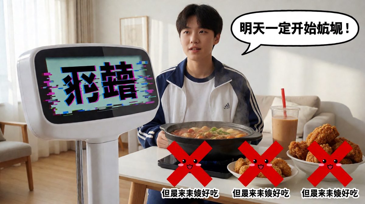 减肥计划的尽头，永远是一顿宵夜。