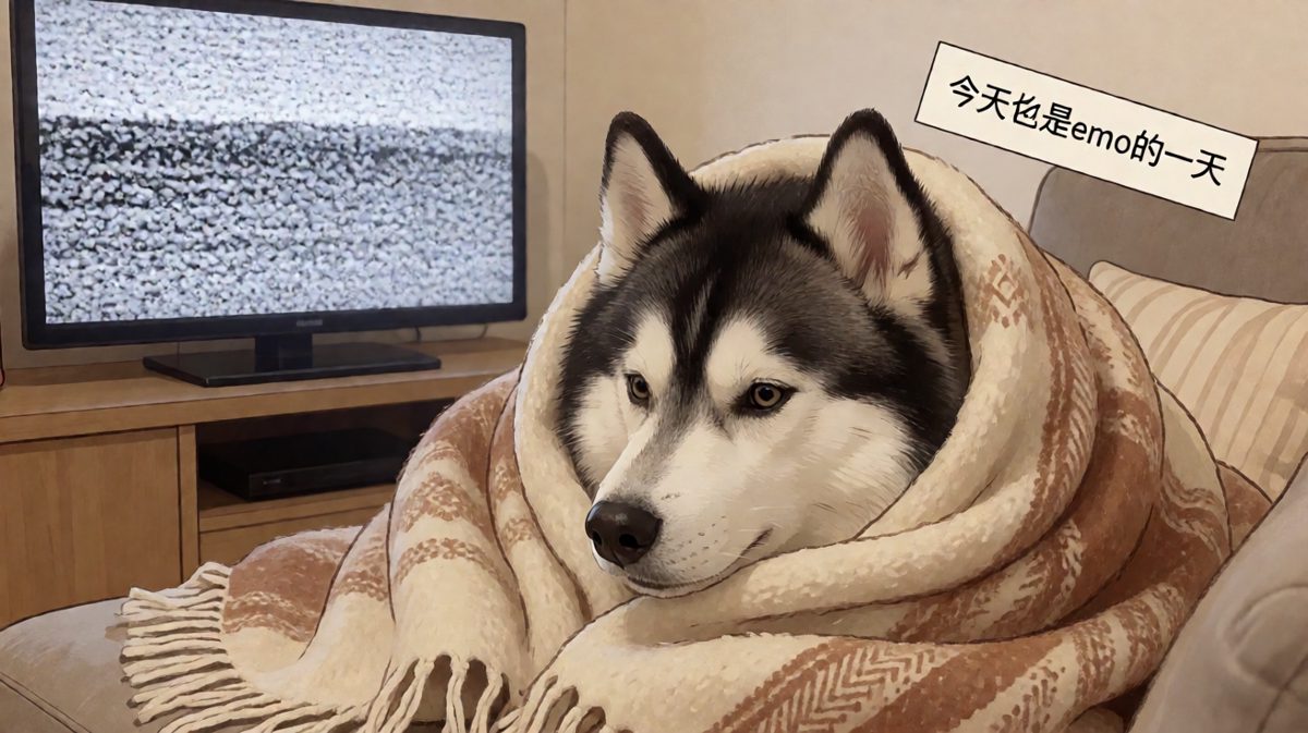 拆家后的深夜伤感