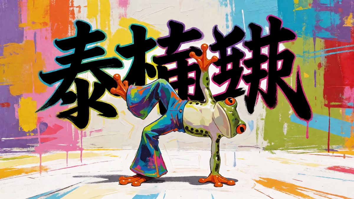 青蛙舞王炸街瞬间