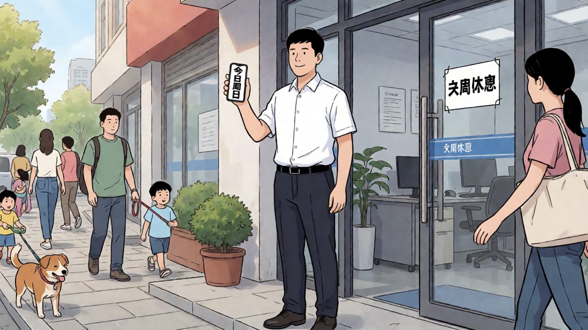 等等……今天好像是周日？？？
