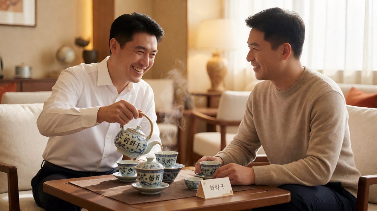 老板：好好干！员工：谢谢老板！老板：不过合同是第三年的……
