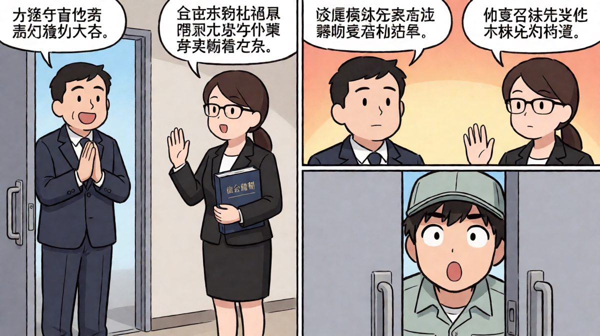 老板：那个……我想请一天假。HR：抱歉，公司规定没有假期。