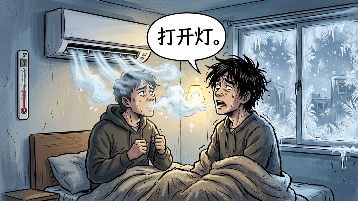 第二次尝试：灯没开，北极到了