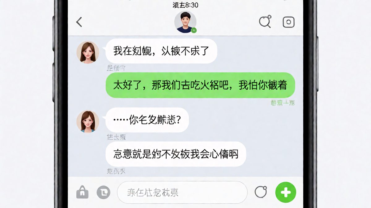 减肥话题的终极反转，男朋友永远能把她的气消成笑。