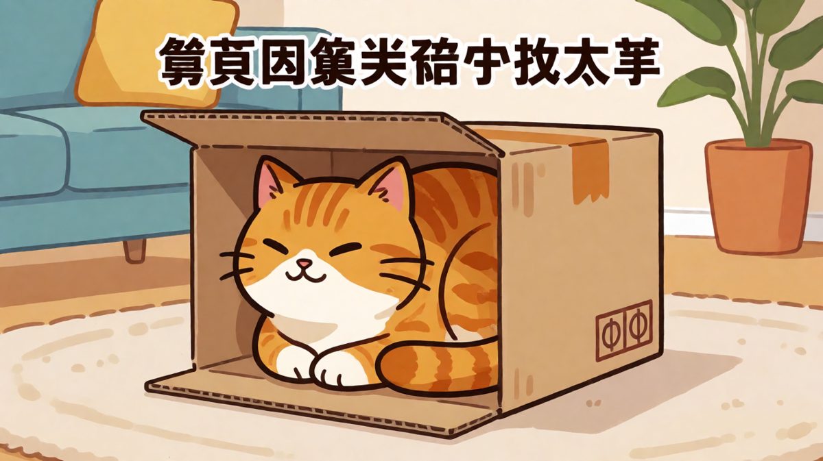 只要箱子够小，猫就能把自己塞进去——这是物理学不存在的世界。