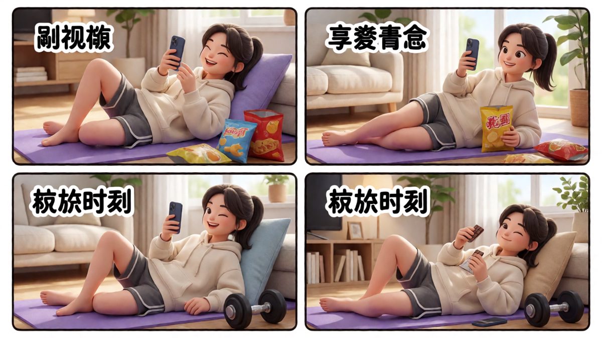 第五天，宅家健身的终极形态是躺着