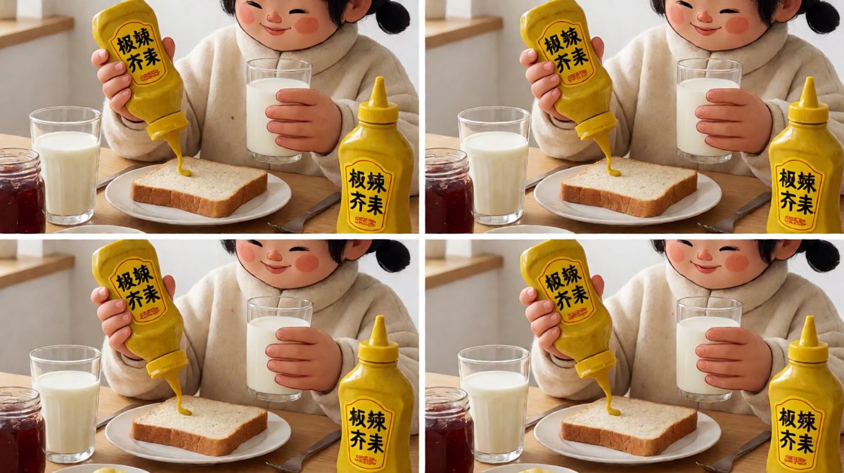 早餐加了点'特殊调味'。
