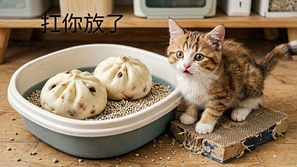 猫：我明明埋好了……这谁干的？