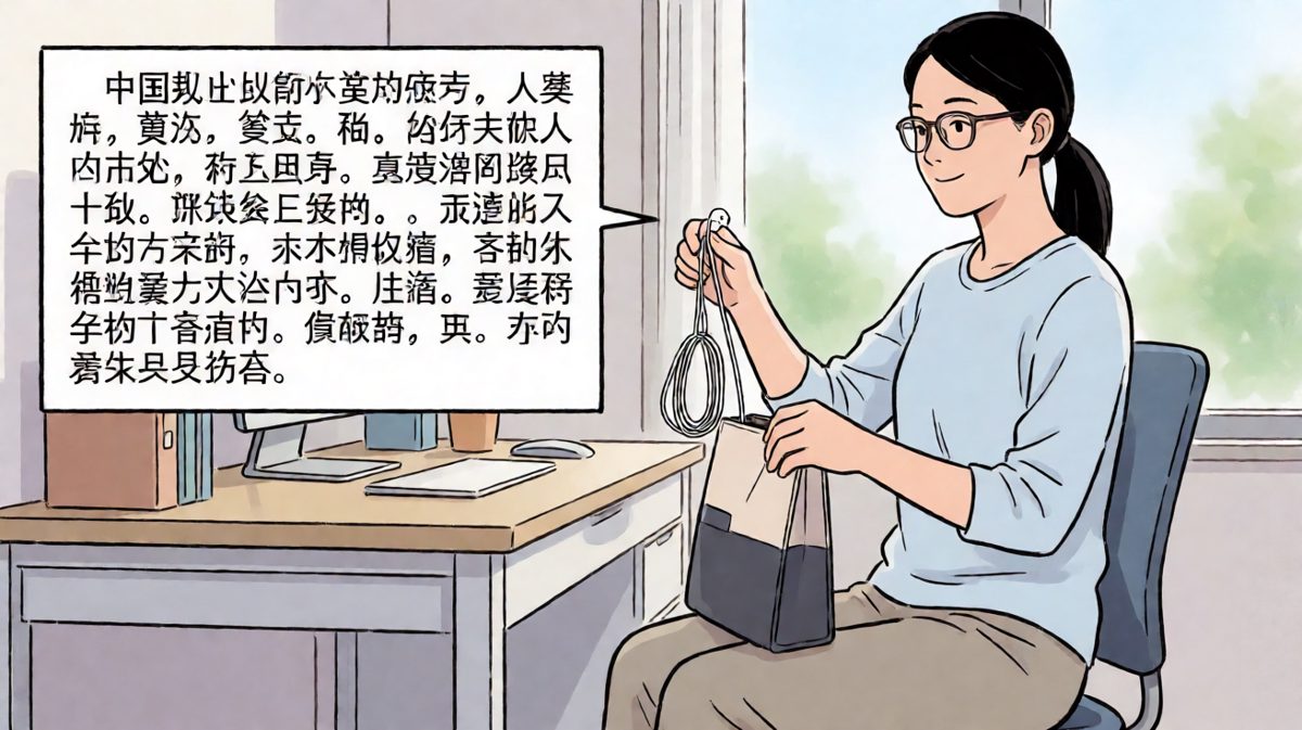 每天出门前，我都自信地把耳机收好