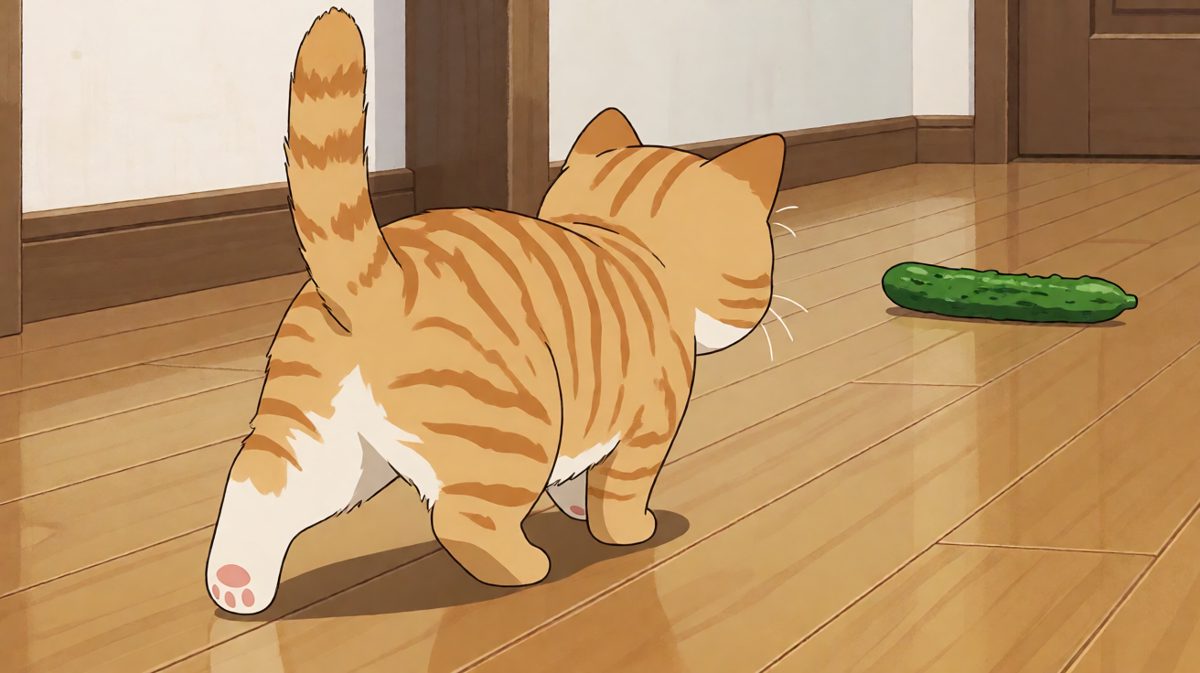 猫咪最怕的神秘武器——黄瓜，真相残酷又搞笑