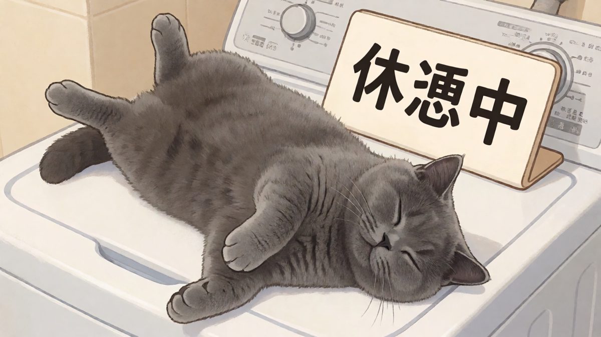 猫主子今日营业：已下班，勿吵