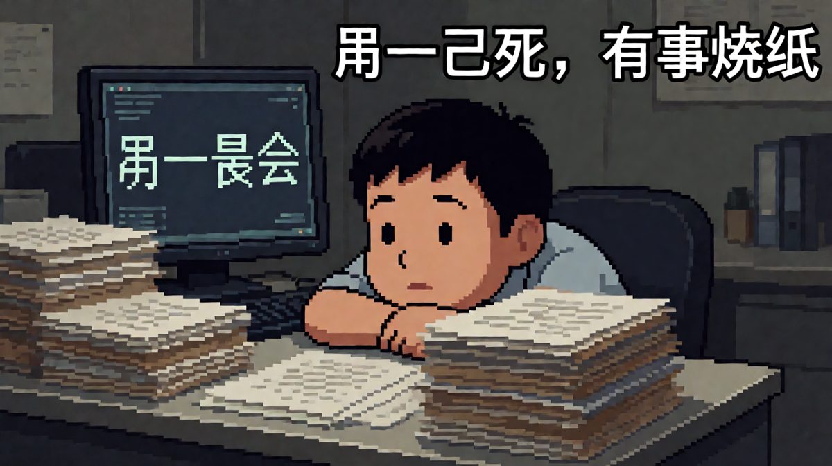 周一早晨的灵魂出窍瞬间