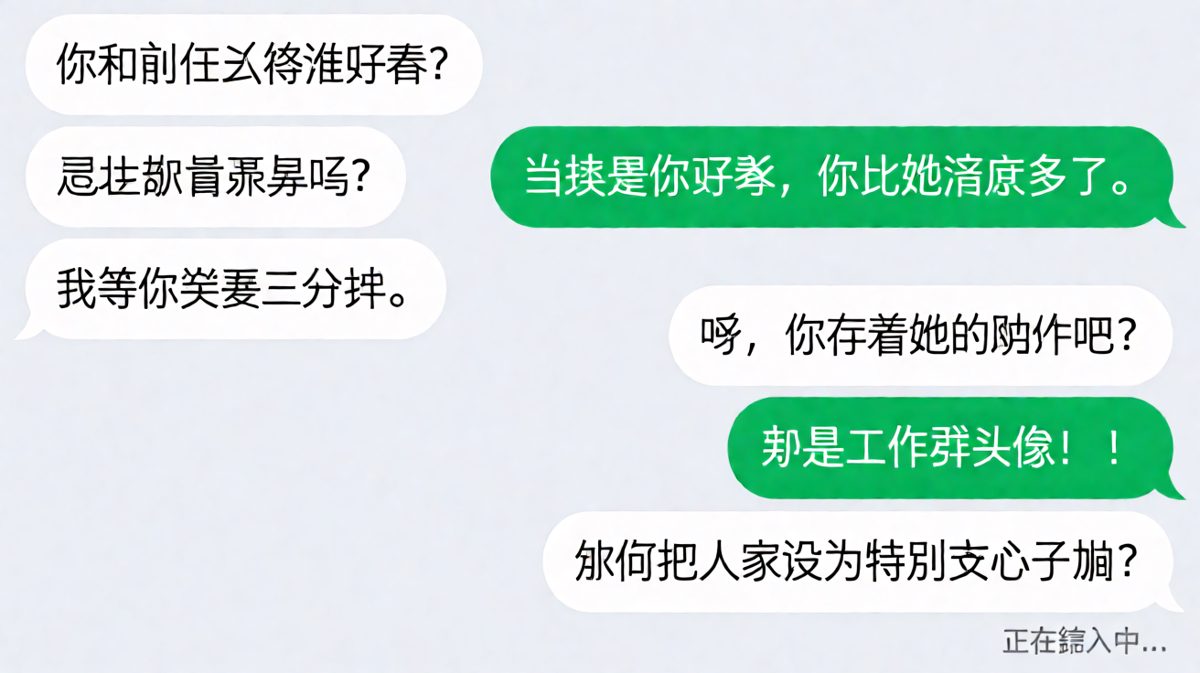 「你和前任谁好看」送命题，结果栽在特别关心上